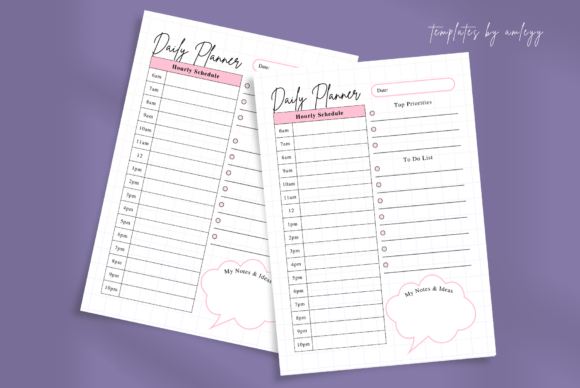 Download Cute Aesthetic Daily Planner Canva - Aesthetic daily planner Collection