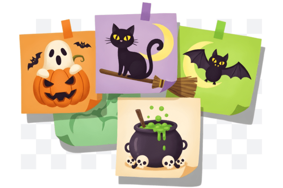 Download Halloween Sticky Notes PNG Clipart - Sticky notes png Collection