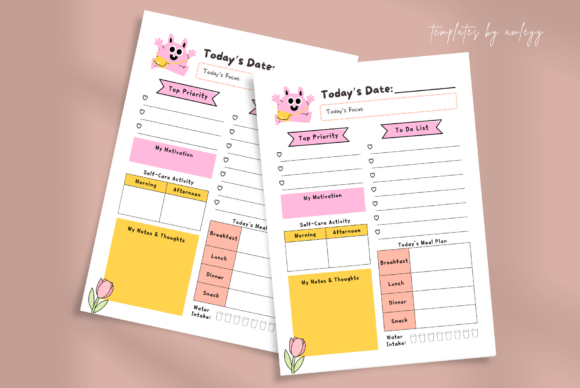 Download Cute Aesthetic Daily Planner - Aesthetic daily planner Collection