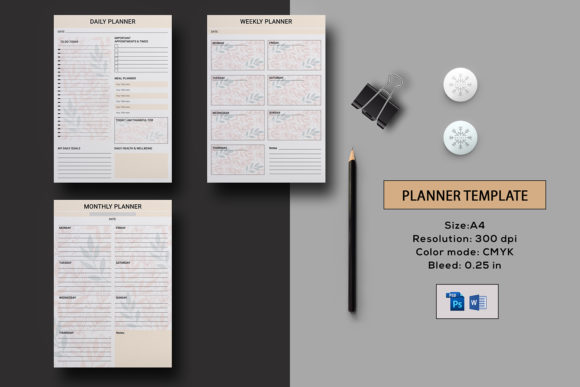 Download Printable Planner Template - Premium Resources