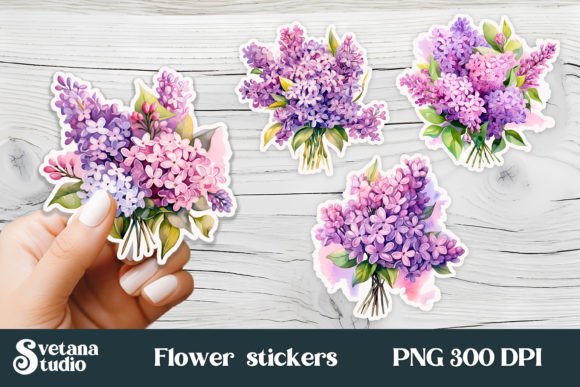 Download Lilac Flower Stickers PNG - Lilac Collection