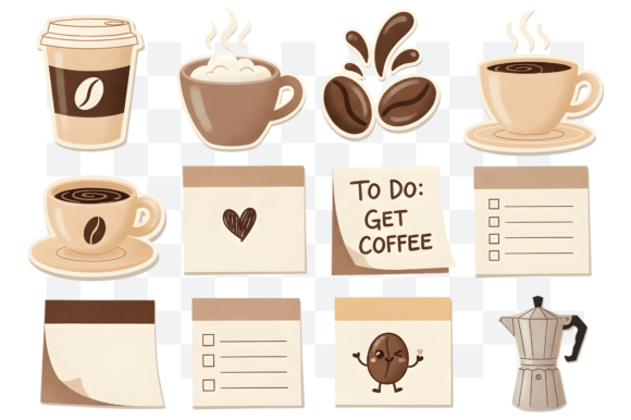 Download Coffee Latte Sticky Notes PNG Clipart - Sticky notes png Collection